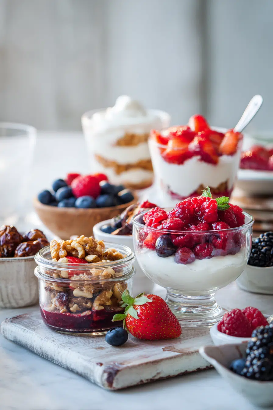 Indulge in delicious desserts made with balance in mind.