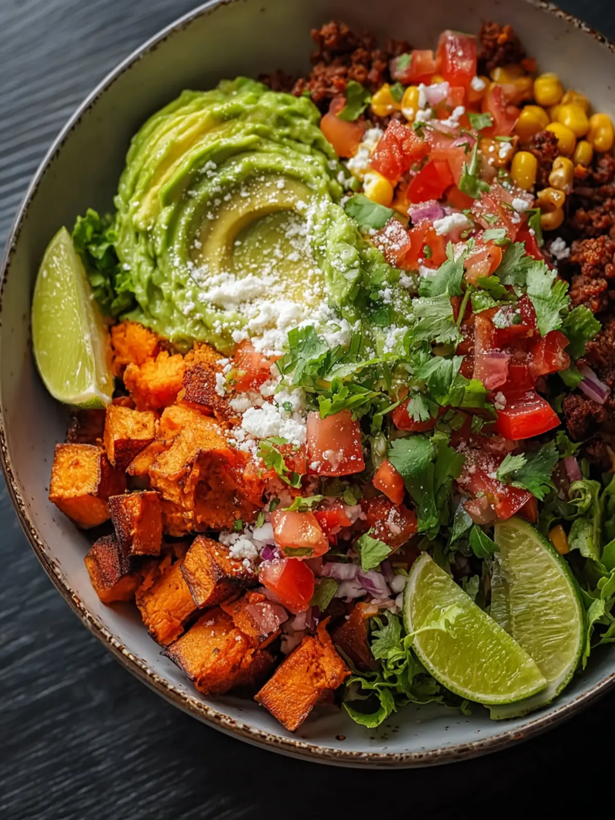 Sweet Potato Taco Bowl Recipe First Image