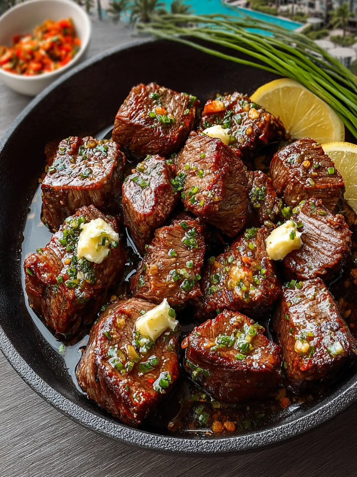 Garlic Butter Steak Bites First Image