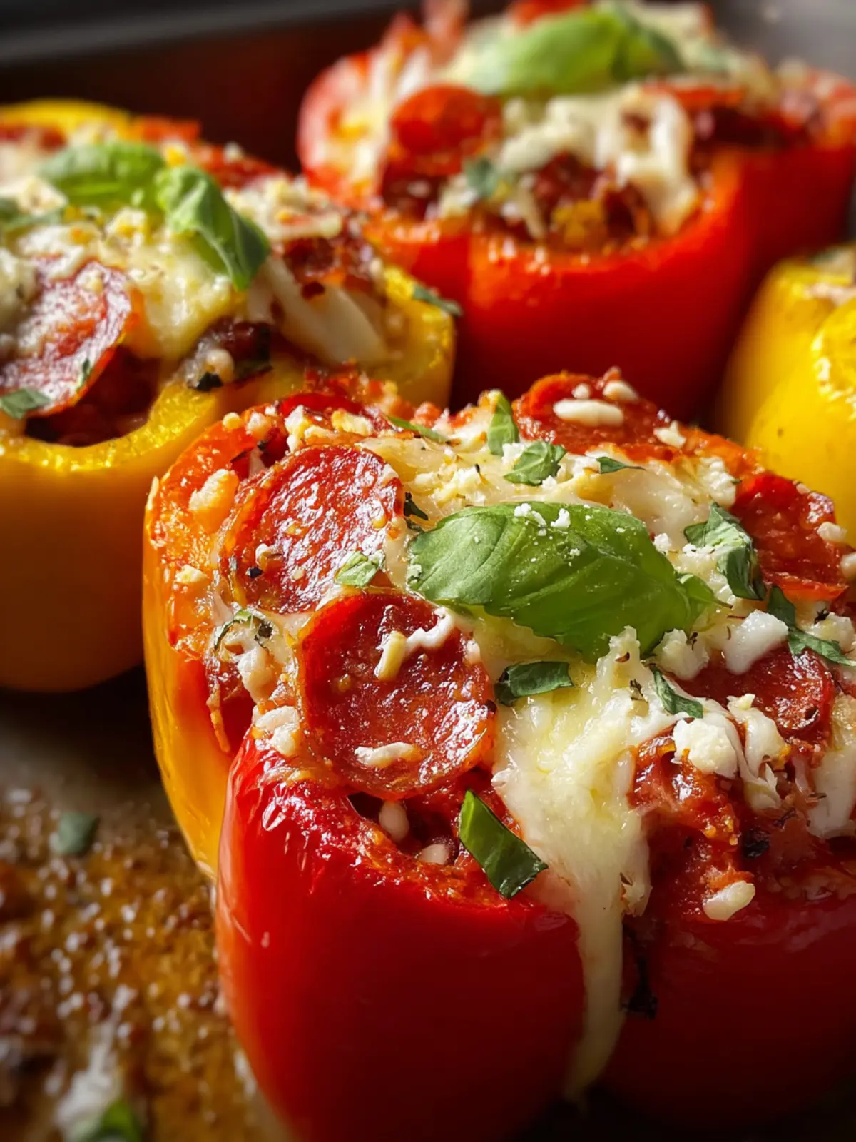 Pizza Stuffed Peppers Dinner: Easy, Flavor-Packed Delight! 8