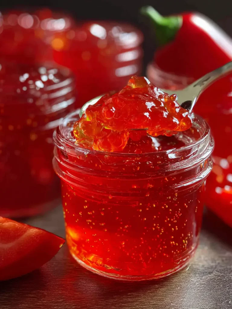 Homemade Red Pepper Jelly First Image