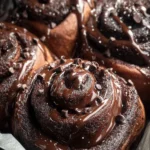 Small Batch MOLTEN Double Chocolate Cinnamon Rolls First Image