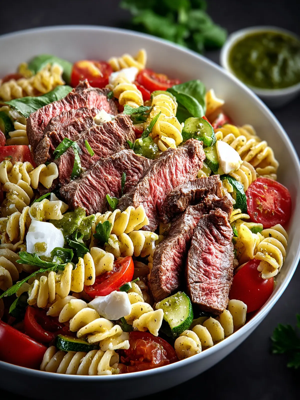 Steak Pasta Salad: The Best Juicy Combo for Summer Delight 5 Steak Pasta Salad First Image