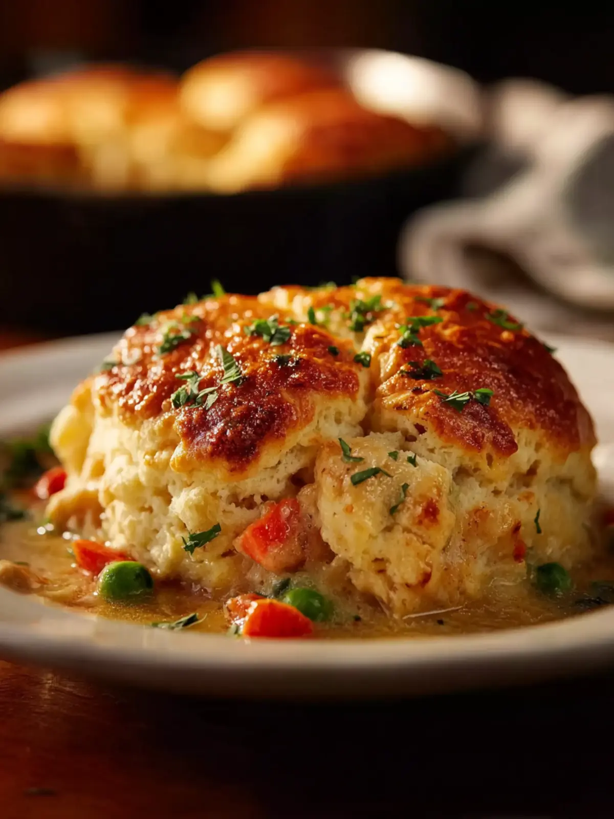 Red Lobster Biscuit Chicken Pot Pie That's Creamy & Comforting 7
