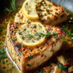 Lemon Garlic Swordfish Recipe First Image