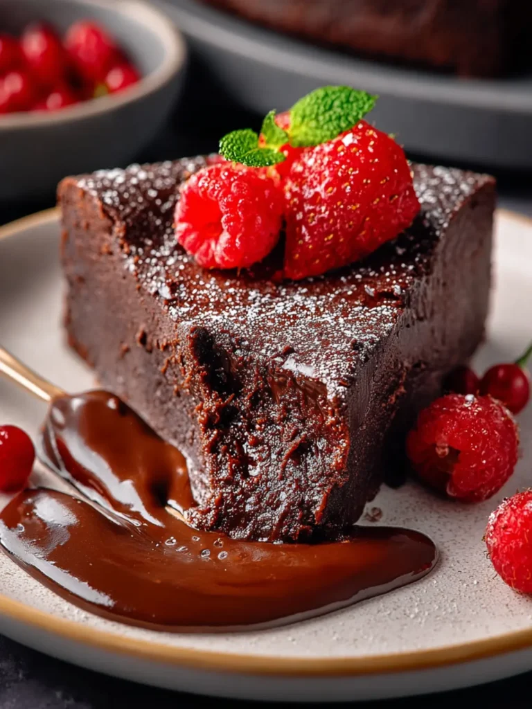 Flourless Chocolate Cake First Image