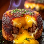 Cheeseburger Lava Cake Molten Melt First Image