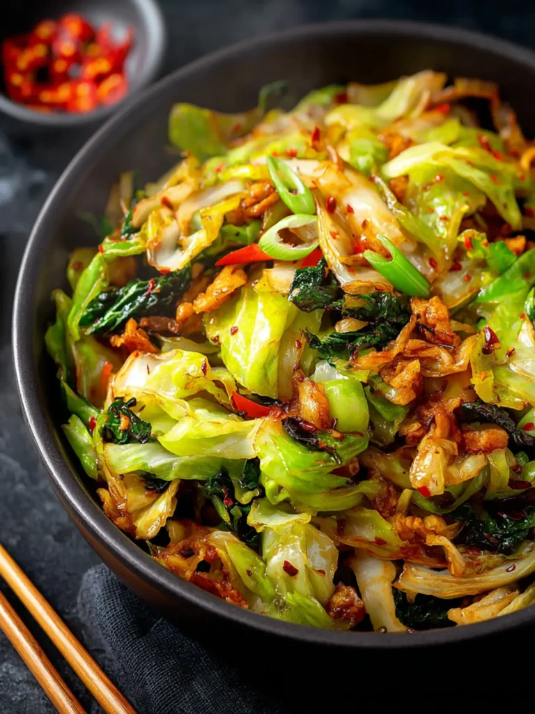 Flavorful Asian Cabbage Stir Fry First Image