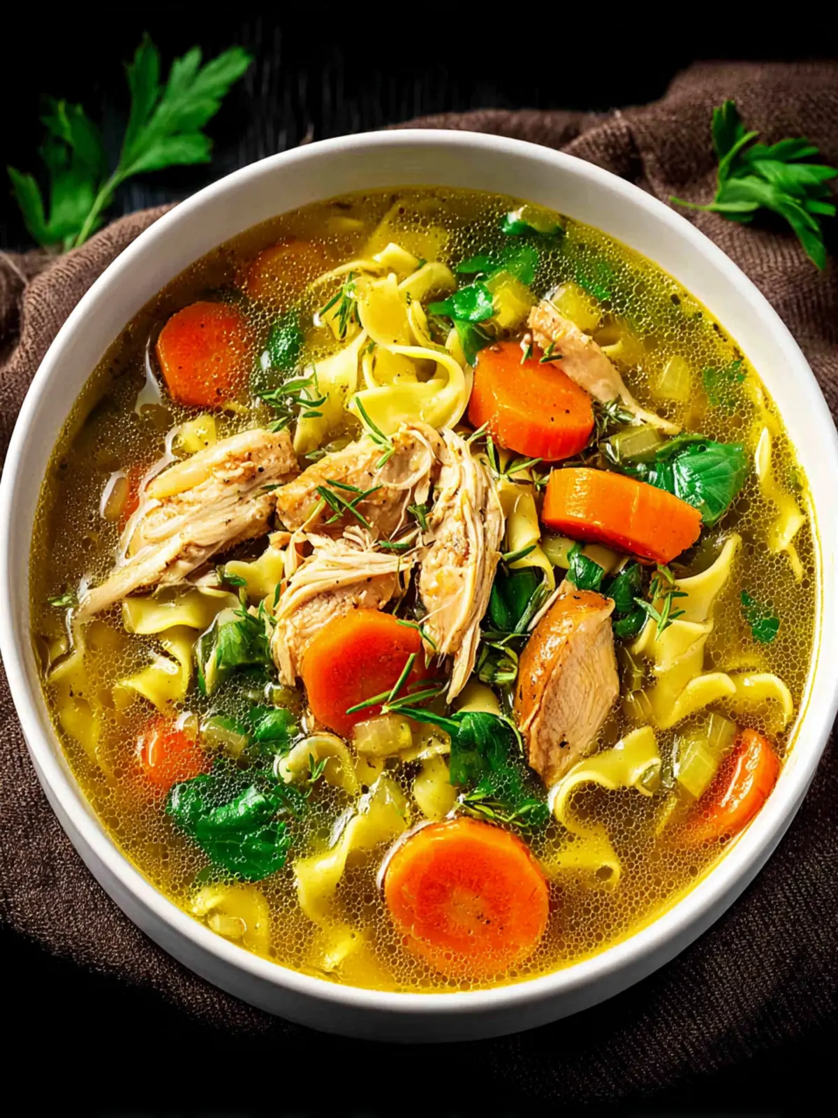 Smoked Chicken Noodle Soup: Irresistibly Cozy Comfort Bowl 6