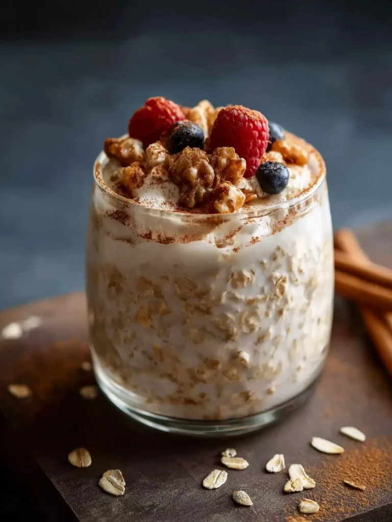 Cinnamon Roll Overnight Oats First Image