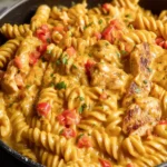Cheesy Rotel Chicken Pasta First Image