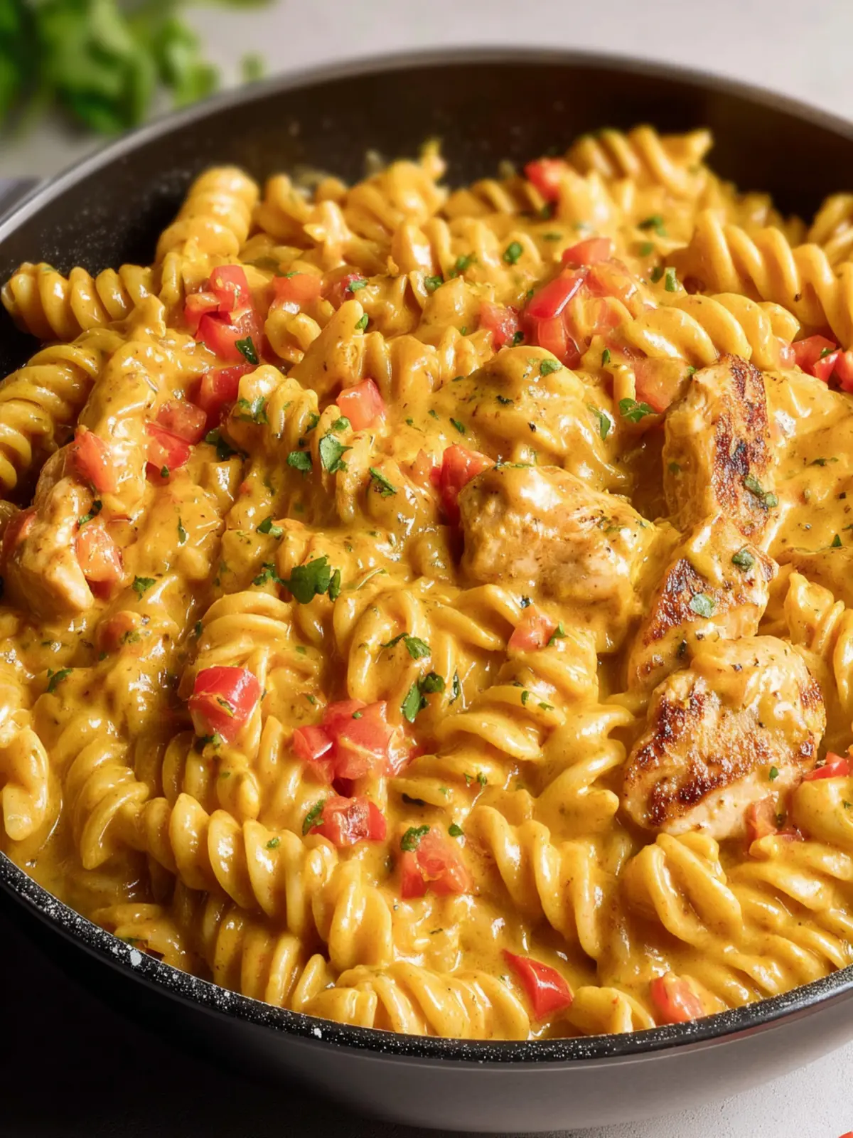 Cheesy Rotel Chicken Pasta First Image