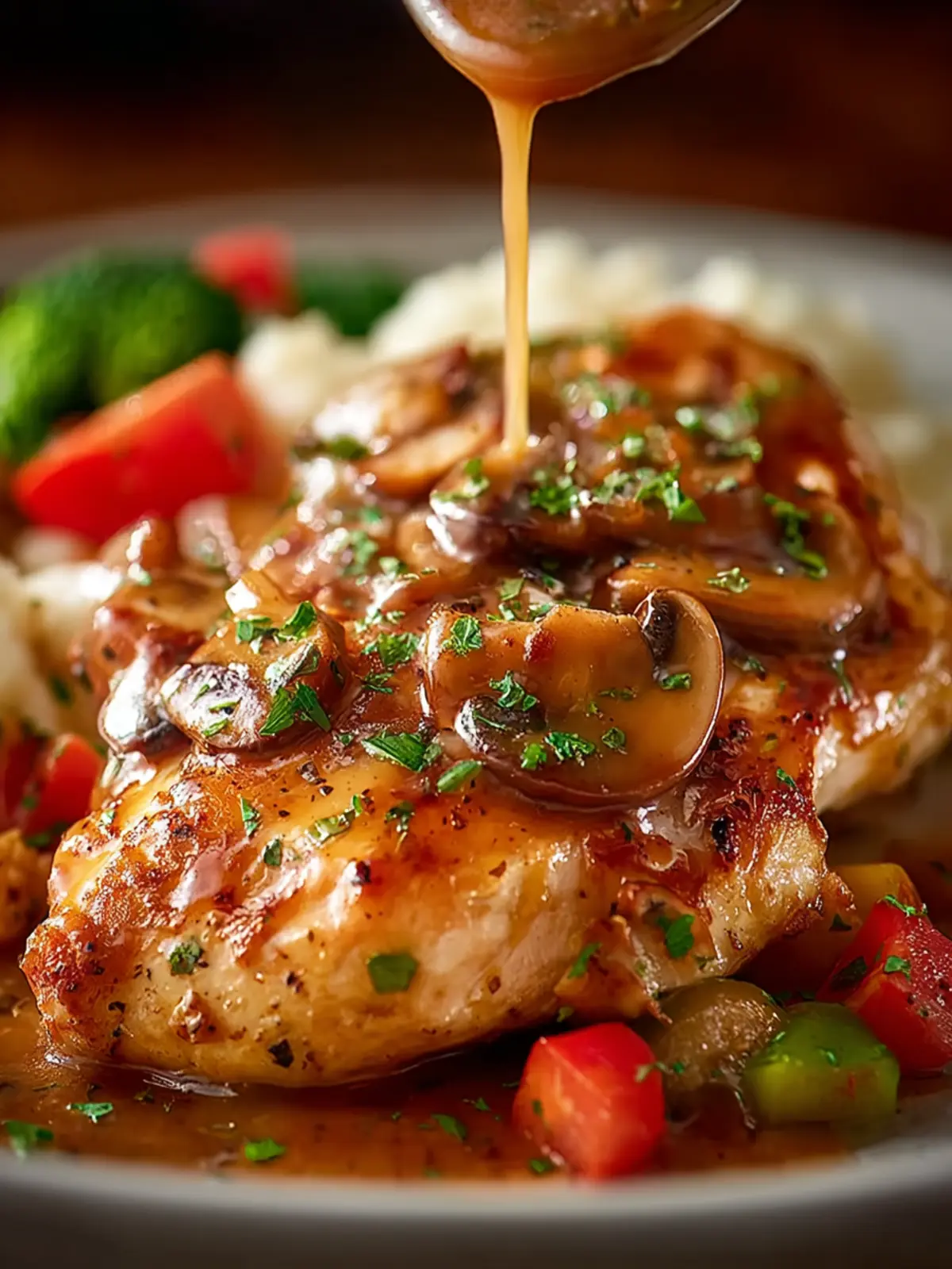 Texas Roadhouse Smothered Chicken First Image