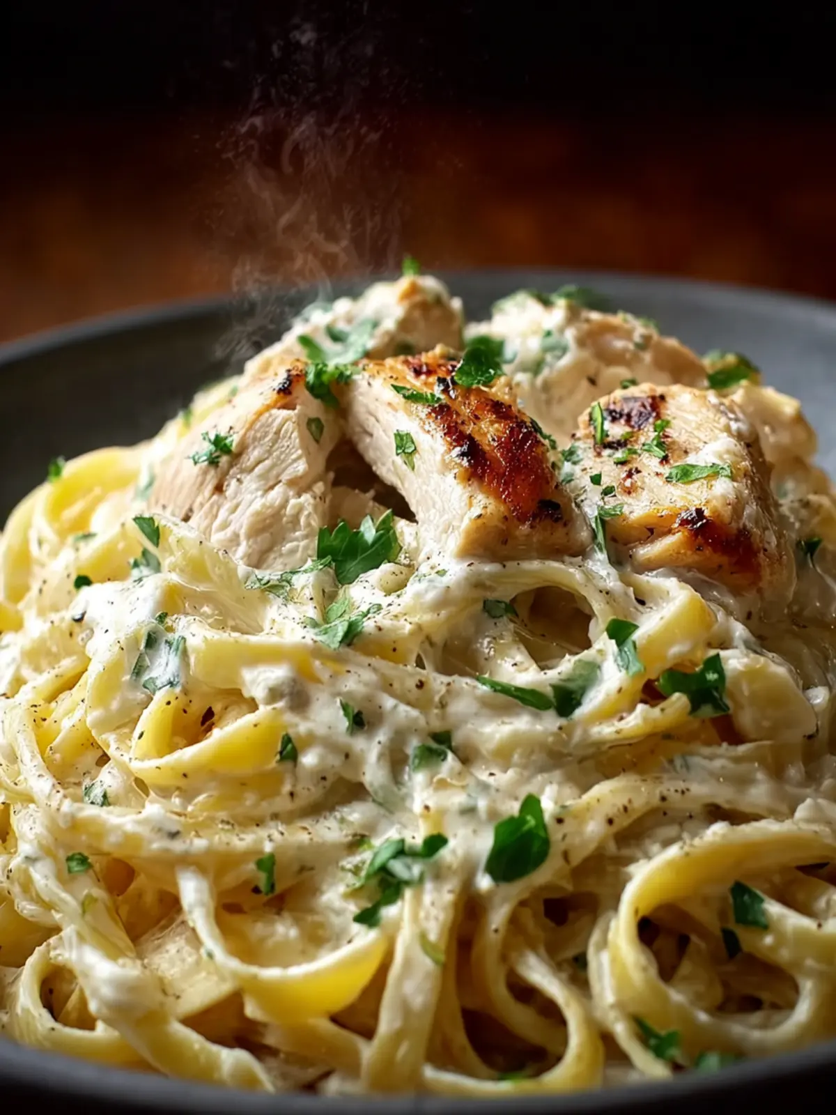 Crock Pot Chicken Alfredo First Image