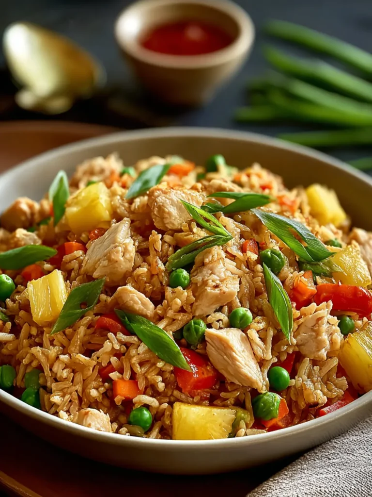 Tropical Pineapple Chicken Fried Rice First Image