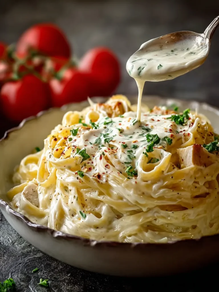 Creamy Homemade Alfredo Sauce First Image