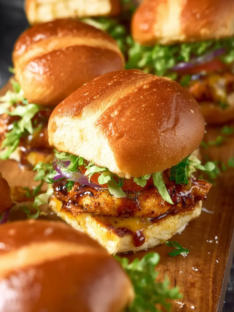 Honey Mustard Chicken Sliders First Image