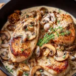 Indulge in Creamy Mushroom Chicken First Image
