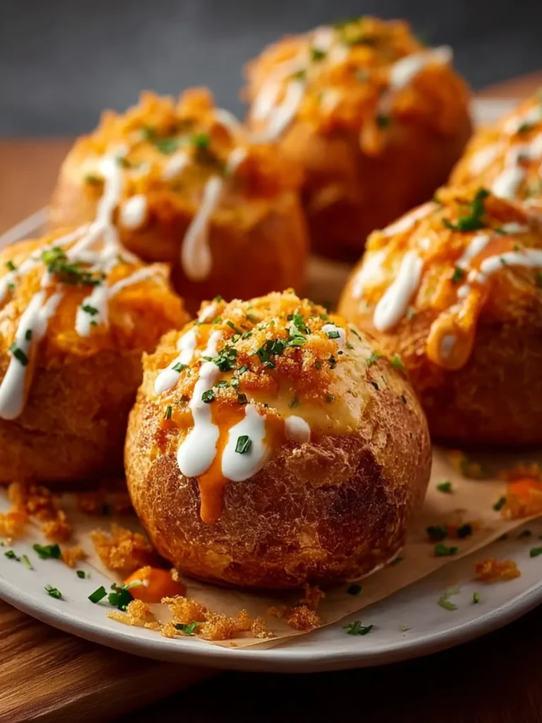 Easy Buffalo Chicken Bombs First Image