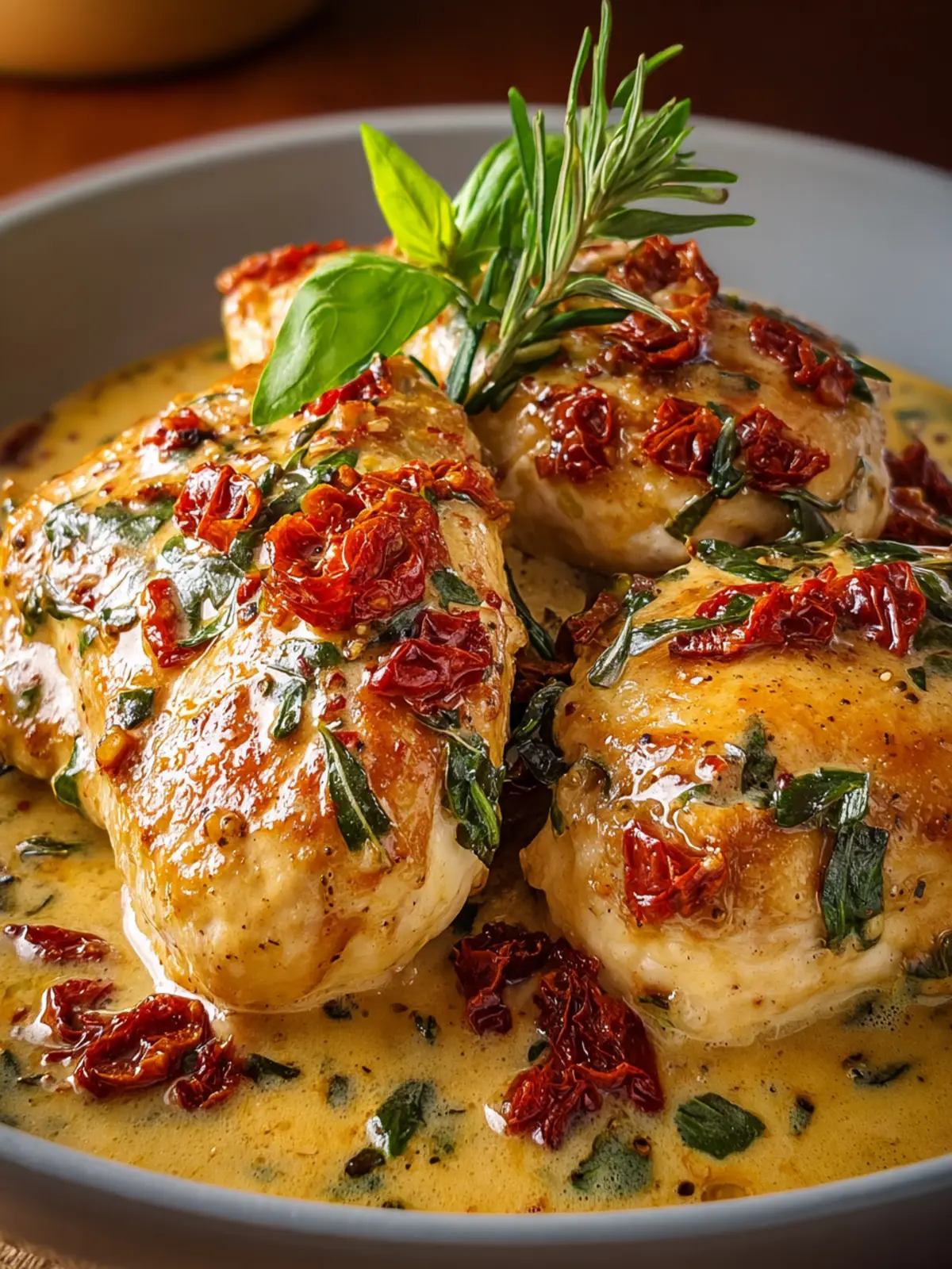 Crockpot Tuscan Chicken First Image