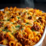 Homemade Ground Turkey Pasta Bake First Image