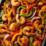 Sheet Pan Shrimp Fajitas First Image