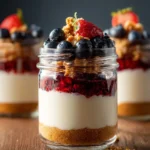 Healthier No-Bake Cheesecake in a Jar First Image