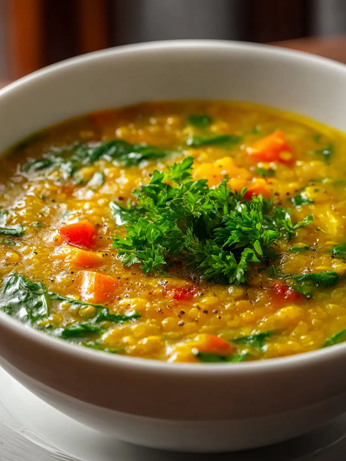 Delicious Lemon Lentil Soup First Image